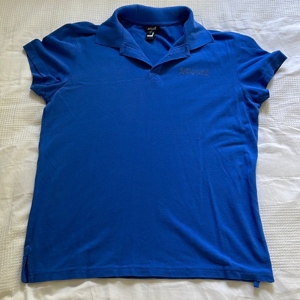 Just Cavalli blue polo